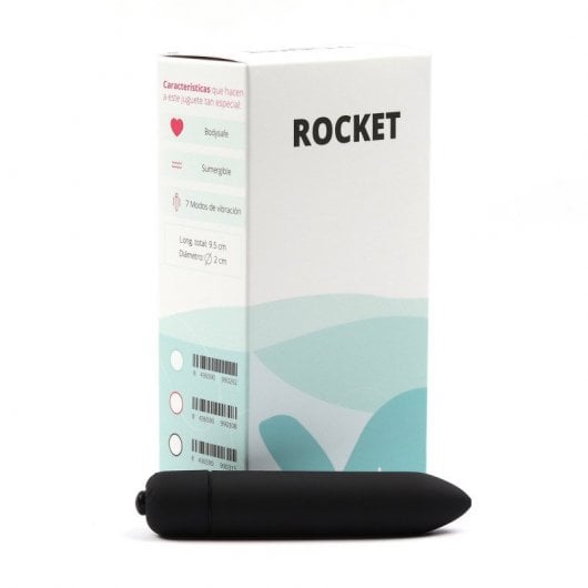 Diversual Rocket Bala Vibradora Negro