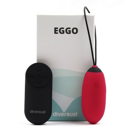 Diversual Eggo Ovo Vibrador Cereja
