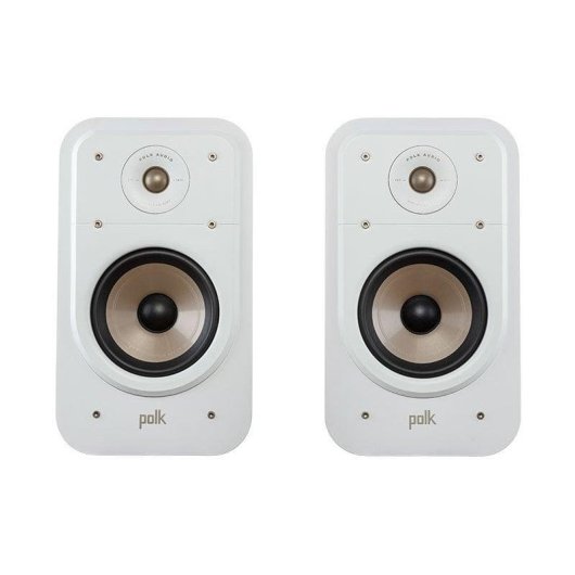 Polk Signature Elite ES20 Paire d'enceintes bibliothèque Hi-Fi blanches