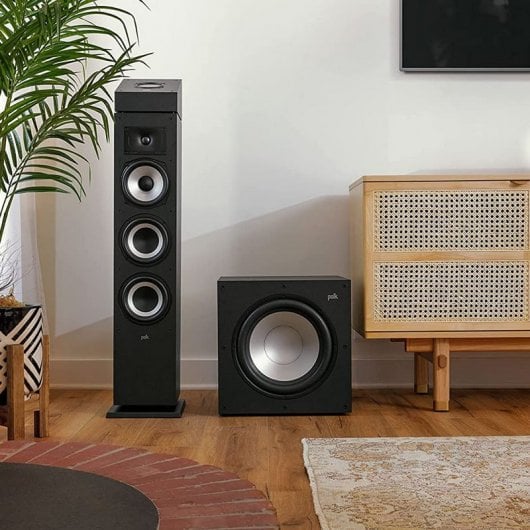 Polk Monitor XT12 Subwoofer Auto-Amplificado 100W Preto