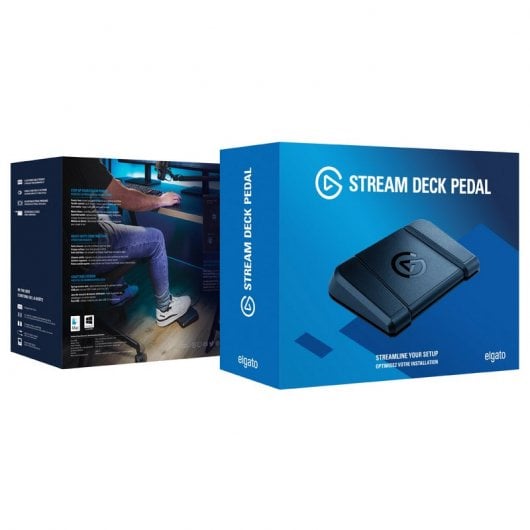 Elgato Stream Deck Pedal Controlador Manos Libres de Estudio Negro