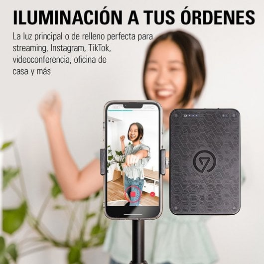 Elgato Key Light Mini Panel LED Portátil para Streaming 800 Lúmenes
