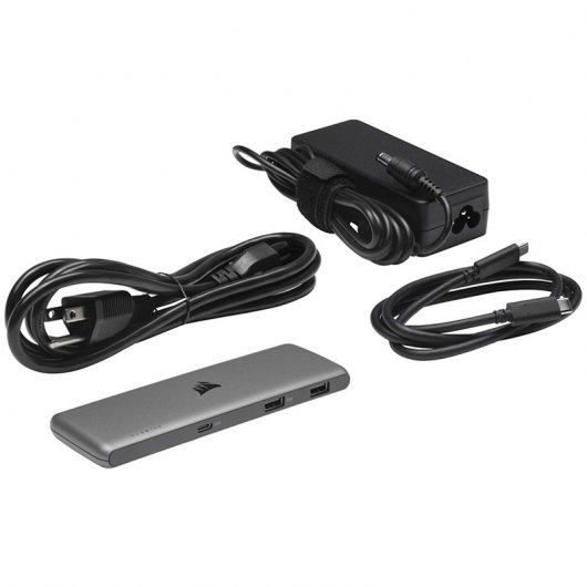 Corsair USB100 Hub 3x USB 3.1 tipo C 15 W + 4x USB 3.1 tipo A 7,5 W