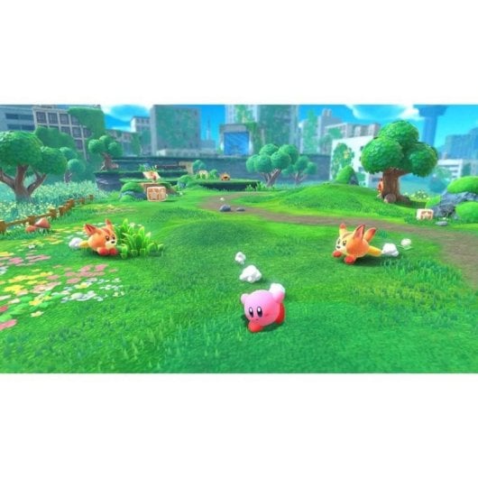 Jeu Nintendo Kirby et le monde oublié plateforme Switch multilingue multijoueur