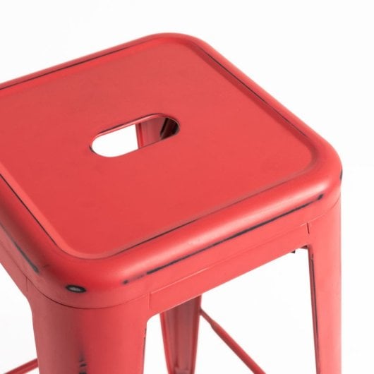 Packs Taburetes Altos - Pack 2 Taburetes Torix Vintage - Rojo vintage