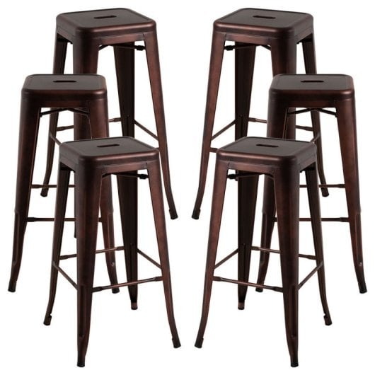 Packs Taburetes Altos - Pack 6 Taburetes Torix Vintage - Cobre vintage