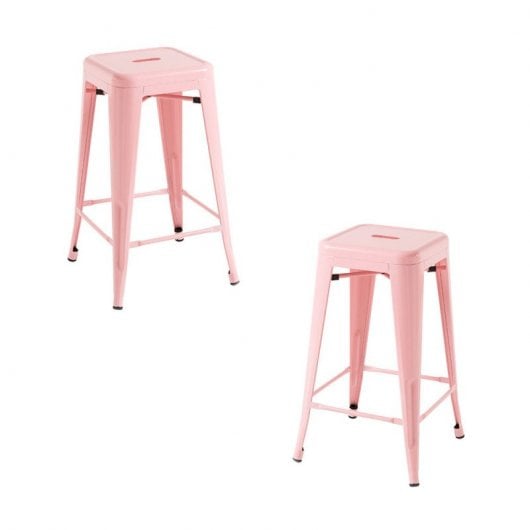 Packs Taburetes Bajos - Pack 2 Taburetes Torix Bajos - Rosa