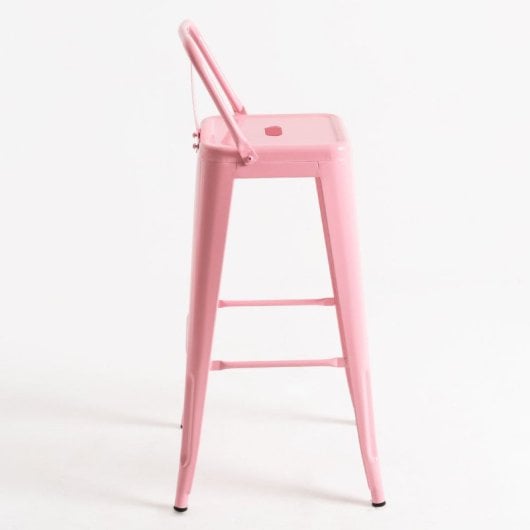 Packs Taburetes Altos - Pack 6 Taburetes Torix Respaldo - Rosa
