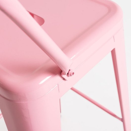Packs Taburetes Altos - Pack 6 Taburetes Torix Respaldo - Rosa