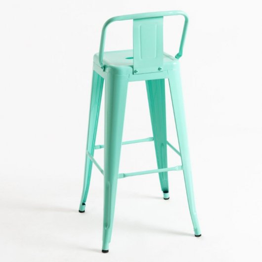 Packs Taburetes Altos - Pack 6 Taburetes Torix Respaldo - Verde menta