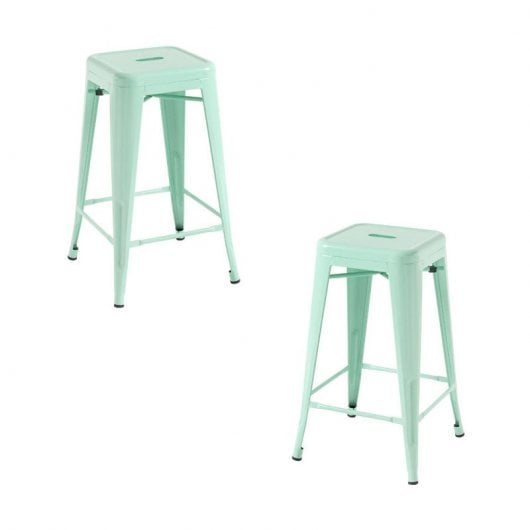 Packs Taburetes Bajos - Pack 2 Taburetes Torix Bajos - Verde menta
