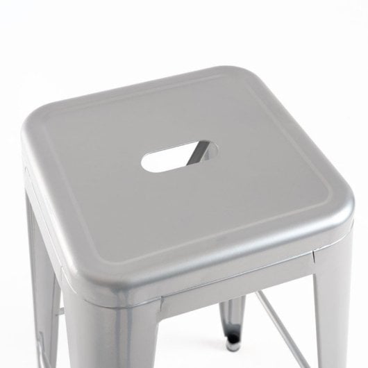 Packs Taburetes Altos - Pack 2 Taburetes Torix Altos - Gris metalizado