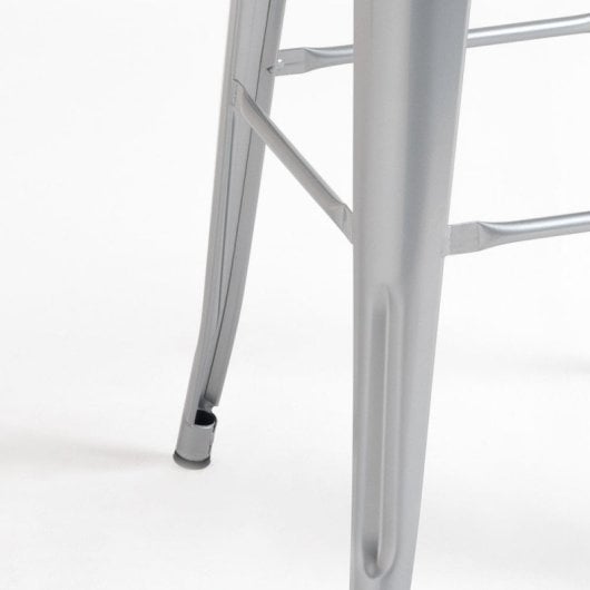 Packs Taburetes Altos - Pack 2 Taburetes Torix Altos - Gris metalizado