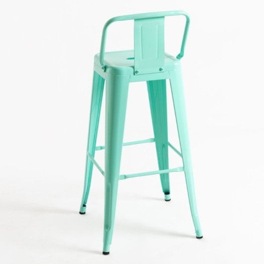 Packs Taburetes Altos - Pack 4 Taburetes Torix Respaldo - Verde menta