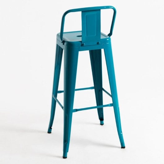 Packs Taburetes Altos - Pack 6 Taburetes Torix Respaldo - Verde azulado