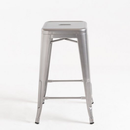 Packs Taburetes Bajos - Pack 2 Taburetes Torix Bajos - Gris metalizado