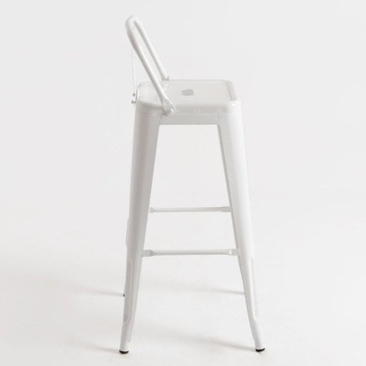 Packs Taburetes Altos - Pack 4 Taburetes Torix Respaldo - Blanco