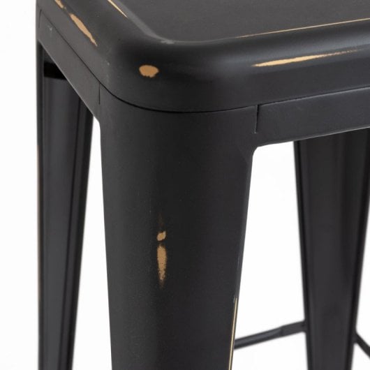 Packs Taburetes Altos - Pack 6 Taburetes Torix Vintage - Negro vintage