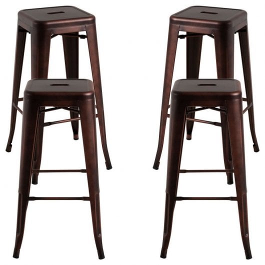 Packs Taburetes Altos - Pack 4 Taburetes Torix Vintage - Cobre vintage