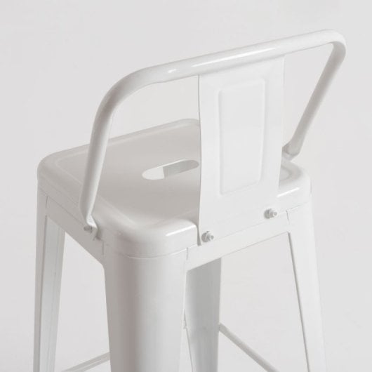 Packs Taburetes Altos - Pack 6 Taburetes Torix Respaldo - Blanco