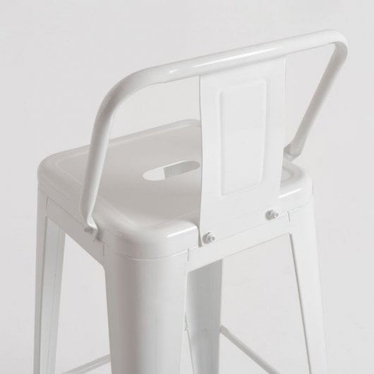 Packs Taburetes Altos - Pack 2 Taburetes Torix Respaldo - Blanco