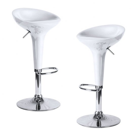 Packs Taburetes Altos - Pack 2 Taburetes Madison - Blanco