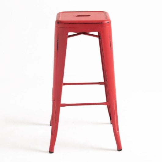 Packs Taburetes Altos - Pack 4 Taburetes Torix Vintage - Rojo vintage