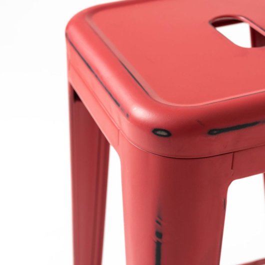 Packs Taburetes Altos - Pack 4 Taburetes Torix Vintage - Rojo vintage