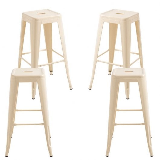 Packs Taburetes Altos - Pack 4 Taburetes Torix Altos - Beige