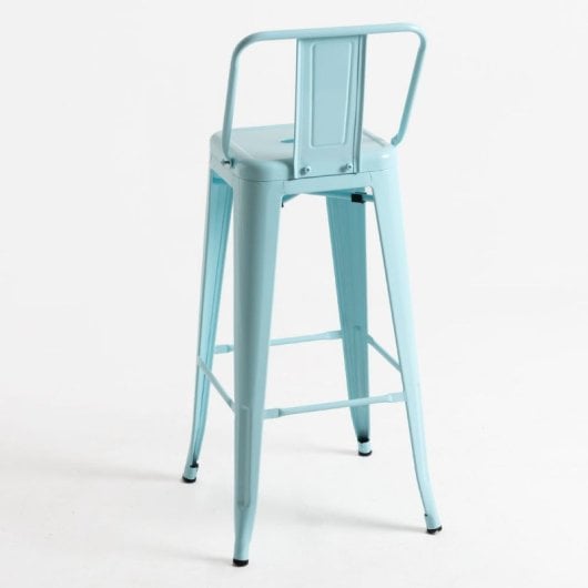 Packs Taburetes Altos - Pack 6 Taburetes Torix Respaldo - Azul cielo