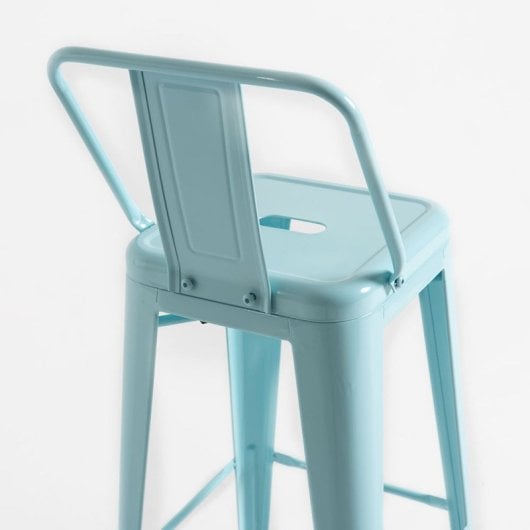 Packs Taburetes Altos - Pack 6 Taburetes Torix Respaldo - Azul cielo