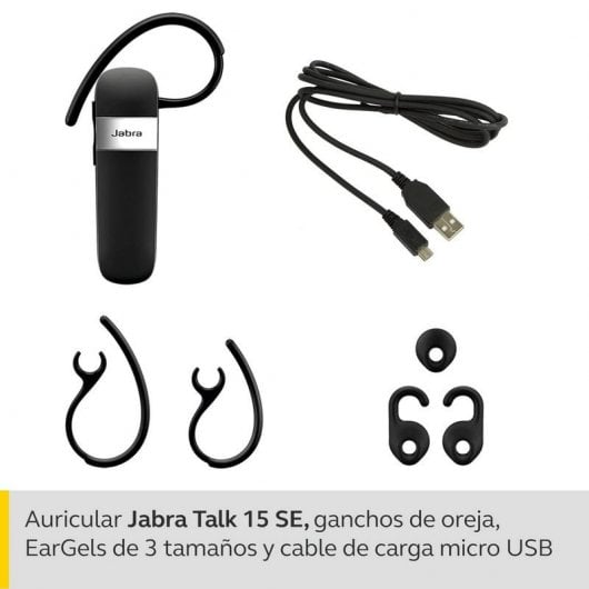 Jabra Talk 15 SE Auricular Bluetooth Negro
