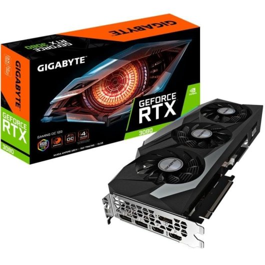Carte Graphique Gigabyte GeForce RTX 3080 GAMING OC 12GB GDDR6X