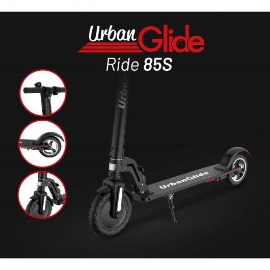 Elektroroller UrbanGlide 85S 350W Reichweite 20km Räder 8,5'' Schwarz