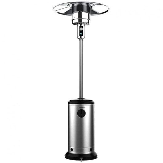 Estufa de Exterior a Gás Cecotec ReadyWarm 8800 Microclimate 14.000W em Aço Inoxidável