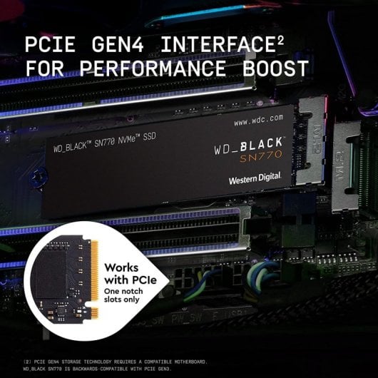 WD BLACK SN770 250 GB NVMe SSD