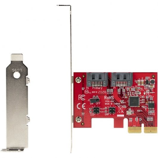 StarTech Tarjeta PCIe a 2 Puertos SATA