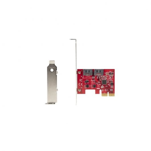 StarTech.com Scheda PCIe SATA - Scheda di Espansione PCIe SATA 2 Porte 6Gbps - Profilo Alto/Basso - Controller RAID SATA ASM1062R - Adattatore PCI Express /SATA