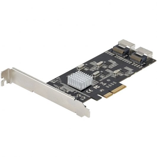 StarTech.com Scheda SATA PCI Express a 8 porte - Adattatore/convertitore PCI Express GEN 2 per SSD/HDD SATA 3 con 4 Controller Host - Scheda di Espansione SATA PCIe x 4 Gen 2 a SATA III 6 Gbps