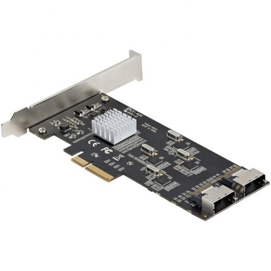 StarTech.com Scheda SATA PCI Express a 8 porte - Adattatore/convertitore PCI Express GEN 2 per SSD/HDD SATA 3 con 4 Controller Host - Scheda di Espansione SATA PCIe x 4 Gen 2 a SATA III 6 Gbps