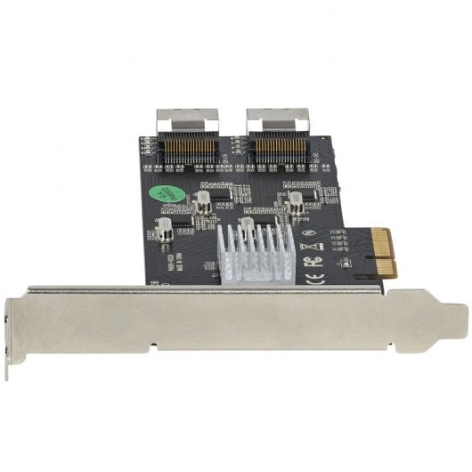 StarTech.com Scheda SATA PCI Express a 8 porte - Adattatore/convertitore PCI Express GEN 2 per SSD/HDD SATA 3 con 4 Controller Host - Scheda di Espansione SATA PCIe x 4 Gen 2 a SATA III 6 Gbps