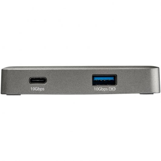 StarTech.com Adattatore Multiporta USB C - Mini Docking Station USB Type-C a HDMI 2.0 4K 60Hz, Power Delivery 100W Pass-through - Hub USB a 3 porte 10Gbps - Mini Dock portatile con cavo da 25cm