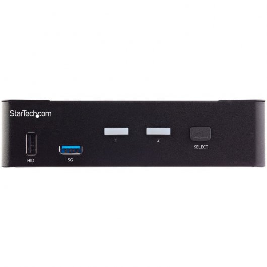 StarTech Switch KVM 2 Puertos HDMI 4K con Hub USB