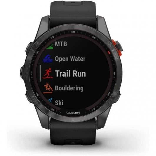 Garmin Fénix 7S Solar Reloj Smartwatch 42mm Gris/Negro