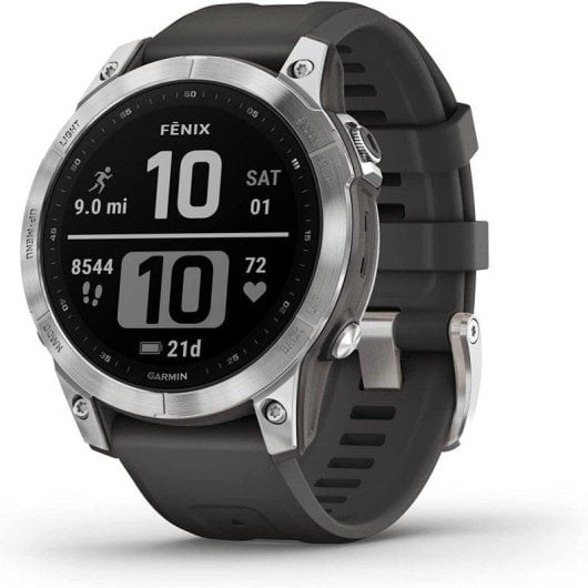Garmin-Fénix-7-Reloj-Smartwatch-47mm-Gris/Plata