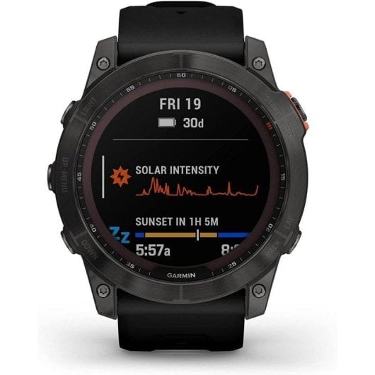 Garmin Fénix 7 Solar Reloj Smartwatch 47mm Plata/Negro
