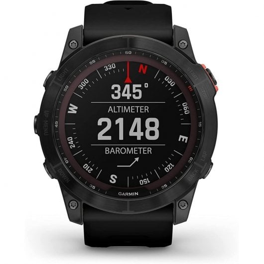 Garmin Fénix 7 Solar Reloj Smartwatch 47mm Plata/Negro