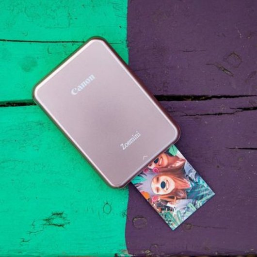 Stampante Portatile ZINK Bluetooth Canon Zoemini Rosa con Custodia e Carta