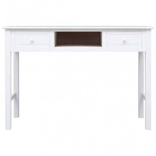 Bureau en bois blanc VidaXL