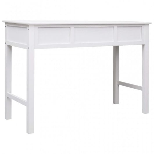 Bureau en bois blanc VidaXL